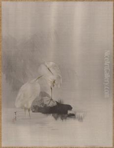 Egrets at the Water's Edge