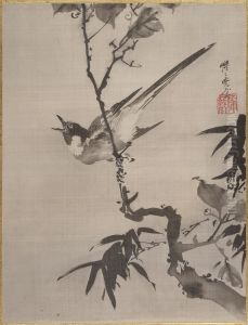 Singing Bird on a Branch