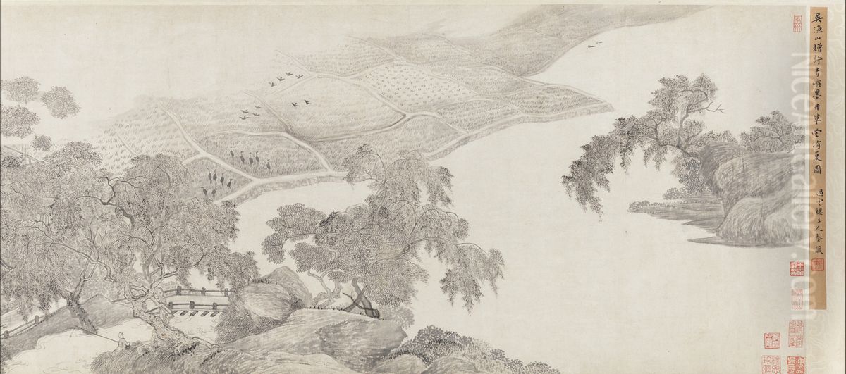 Whiling Away the Summer Oil Painting by Wu Li