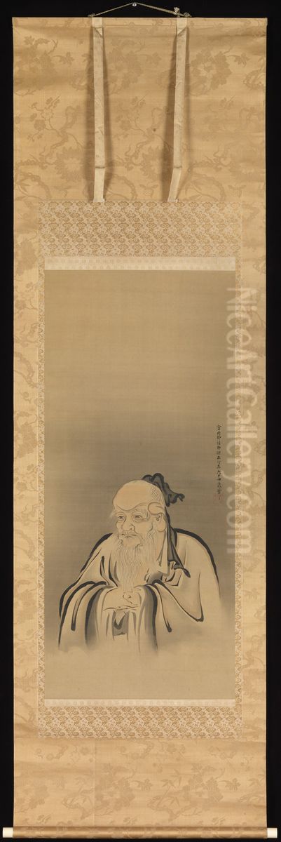 shen nong・xia dong shan shui tu Oil Painting by Kano Tan'yu
