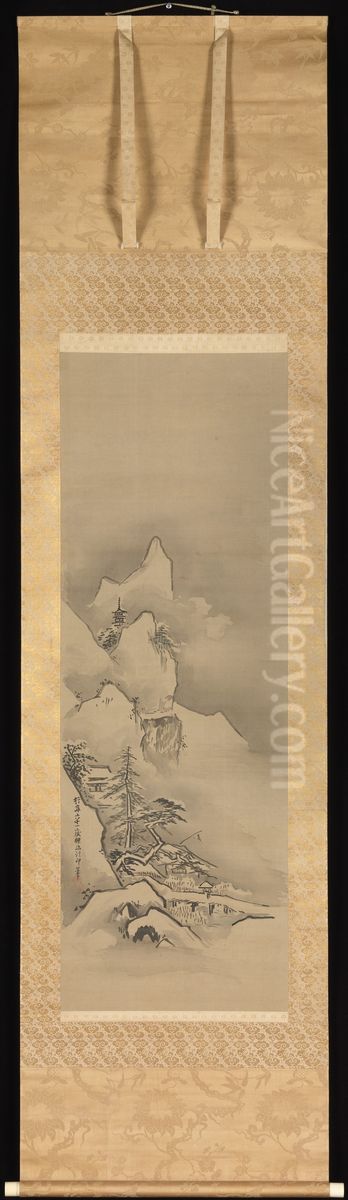 shen nong・xia dong shan shui tu Oil Painting by Kano Tan'yu