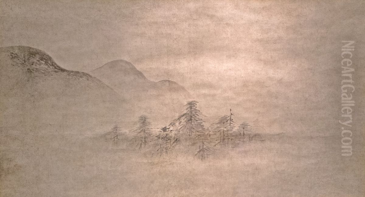 Landscape Oil Painting by Kano Motonobu