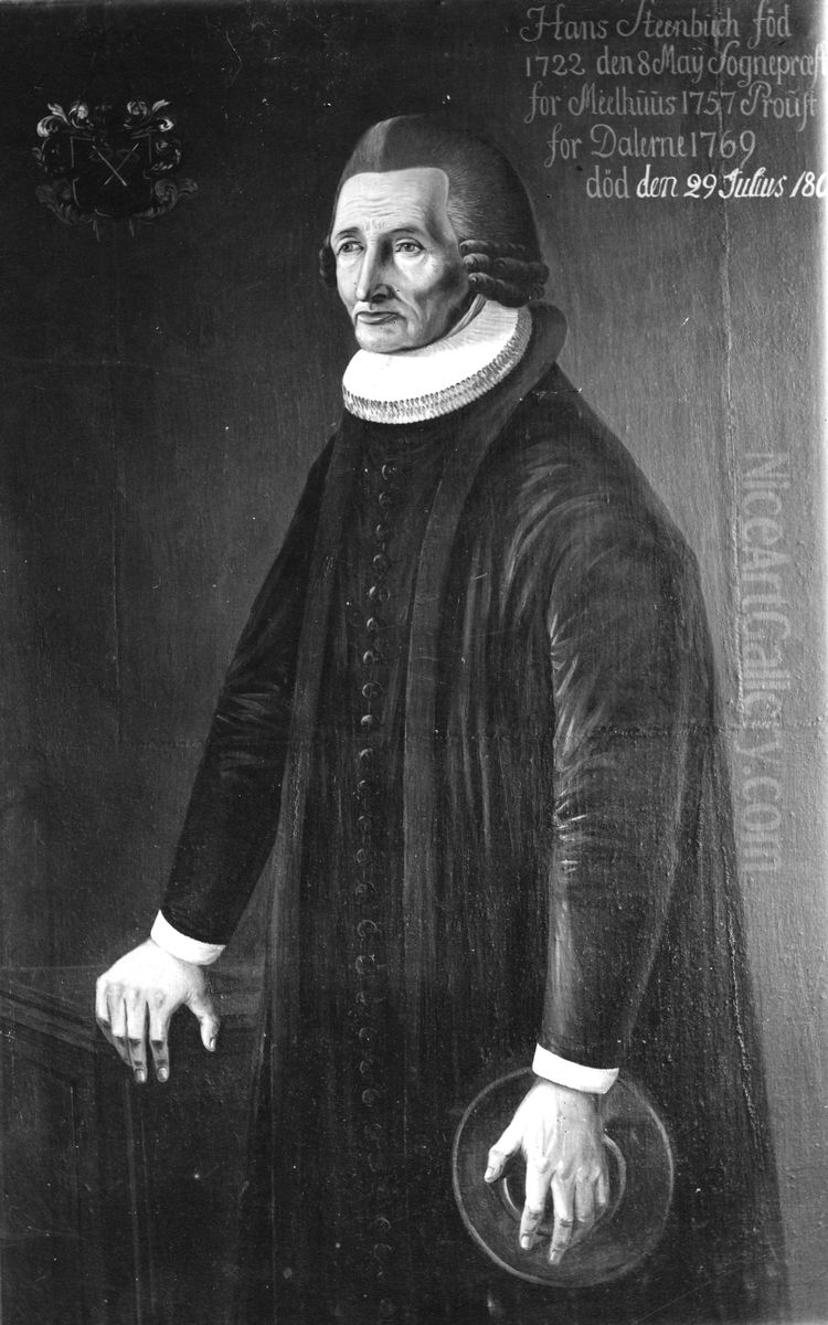 Hans Steenbuch Oil Painting by Elias Meyer