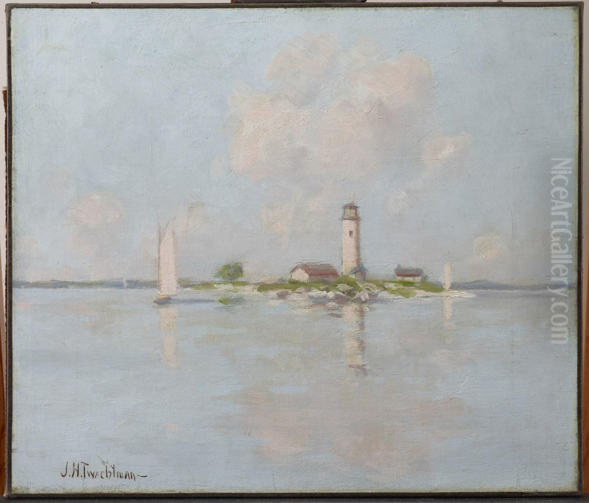The Lighthouse Oil Painting by John Henry Twachtman