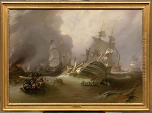 The Day after the Battle of Trafalgar, Securing the Prize