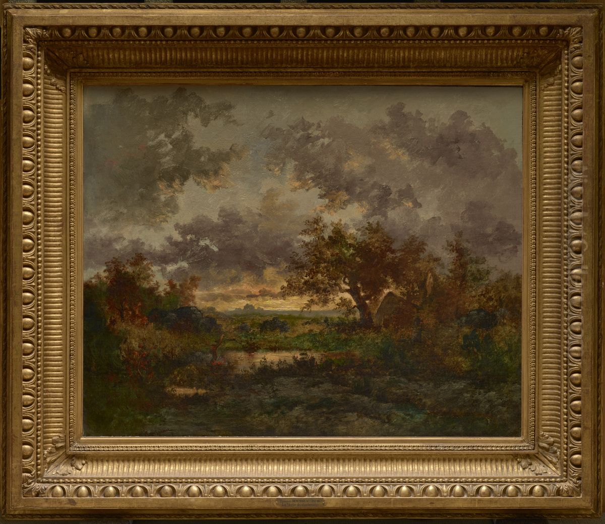 The Charcoal Burner's Hut Oil Painting by Theodore Rousseau