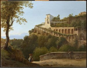 A Convent Near Naples, with a View of Capri