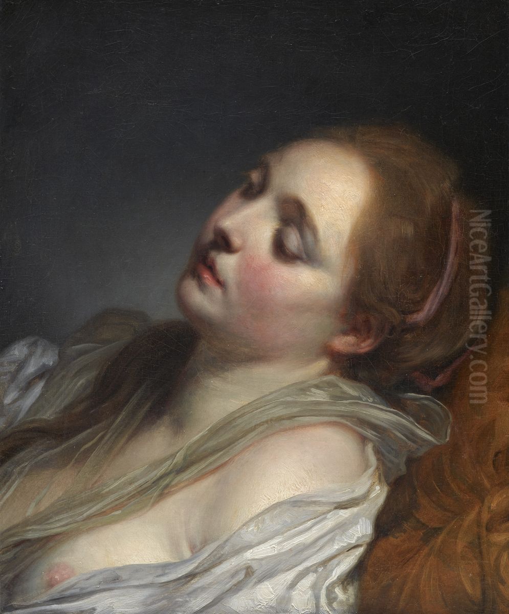 The Dreamer Oil Painting by Jean-Baptiste Greuze
