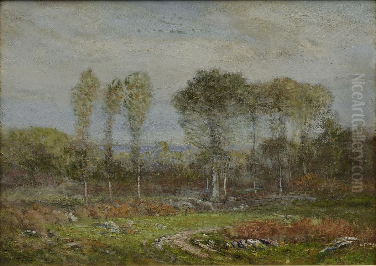 Morning in September Oil Painting by Dwight William Tryon