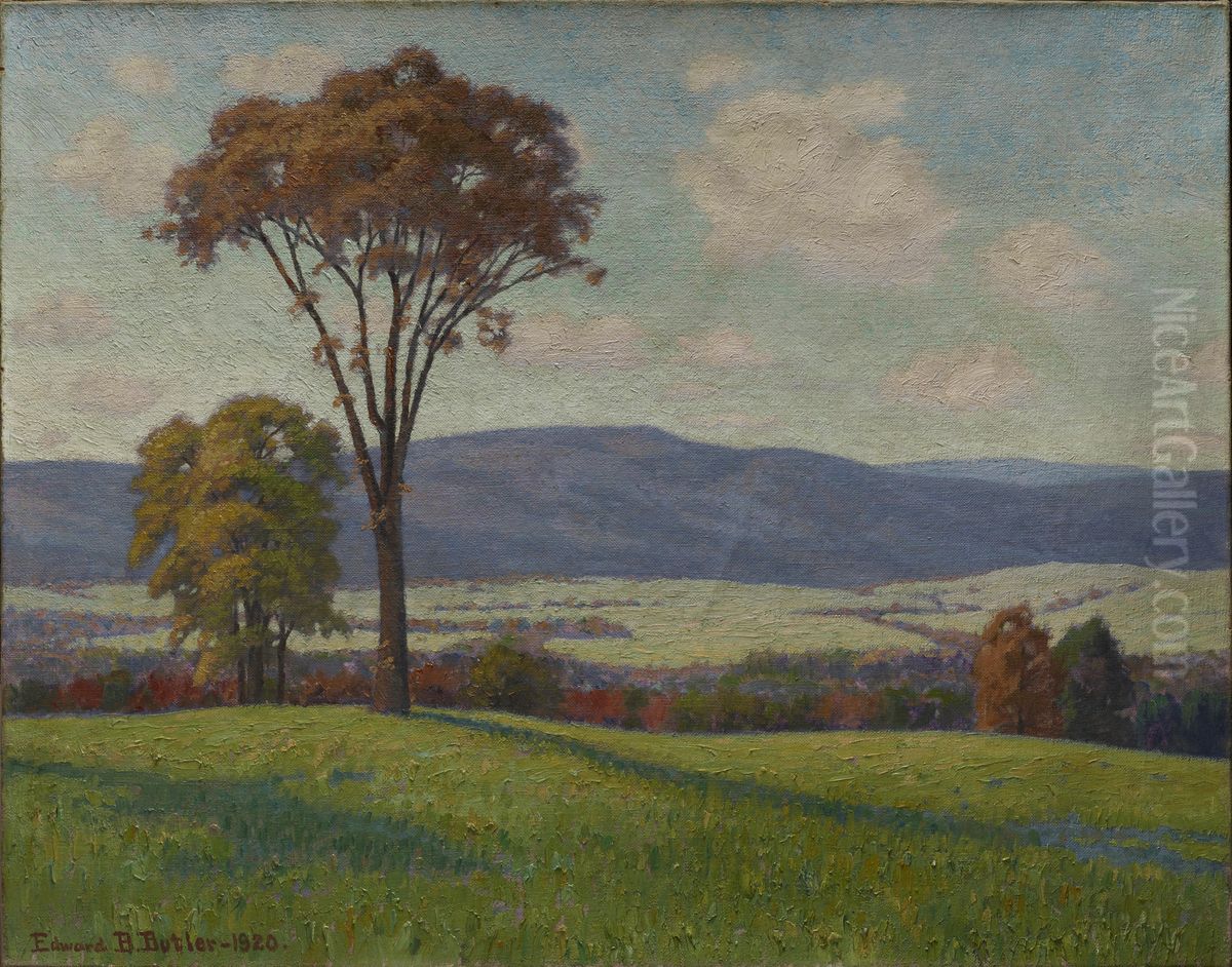 O'er Hill and Dale Oil Painting by Edward Burgess Butler