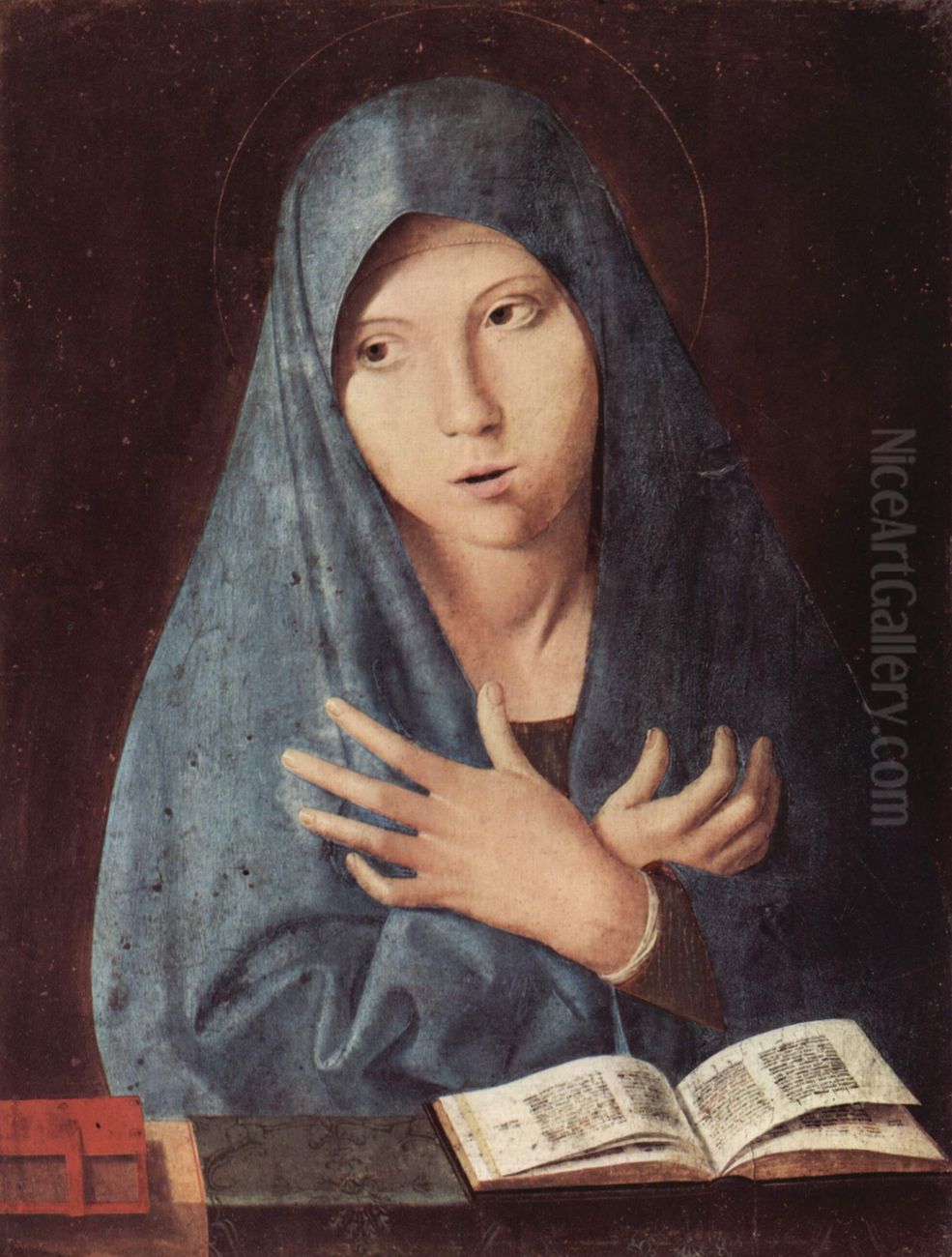 Maria der Verkundigung Oil Painting by Antonello da Messina