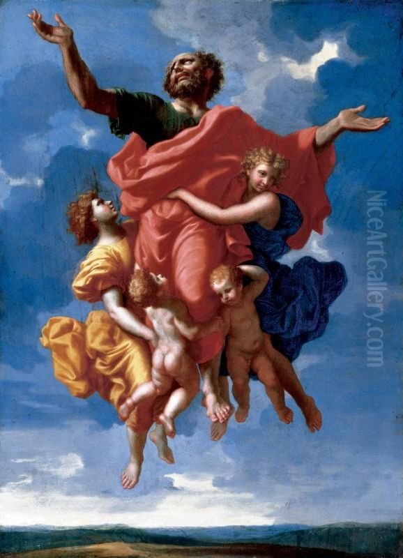 Ecstasy of Saint Paul Oil Painting by Nicolas Poussin