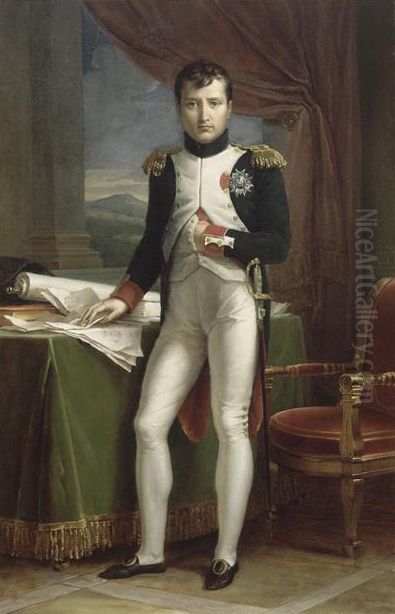 Napoleon Ier en uniforme de colonel des grenadiers a pied de la Garde Oil Painting by Francois Gerard