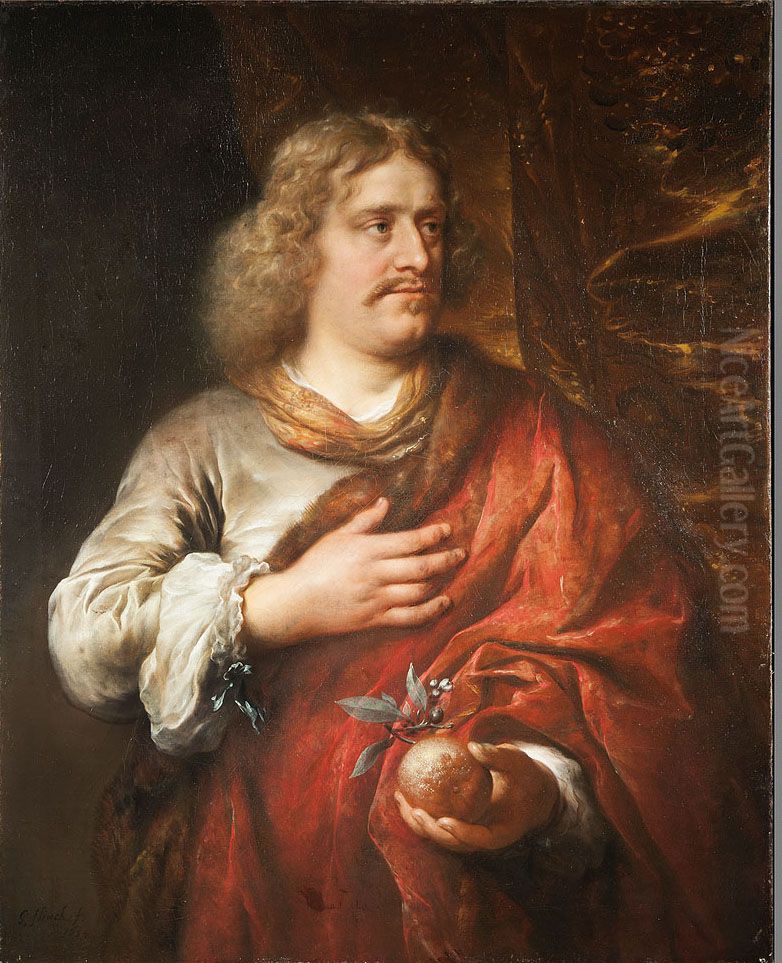 Johan de Mauregenault (mogelijk) Oil Painting by Govert Flinck