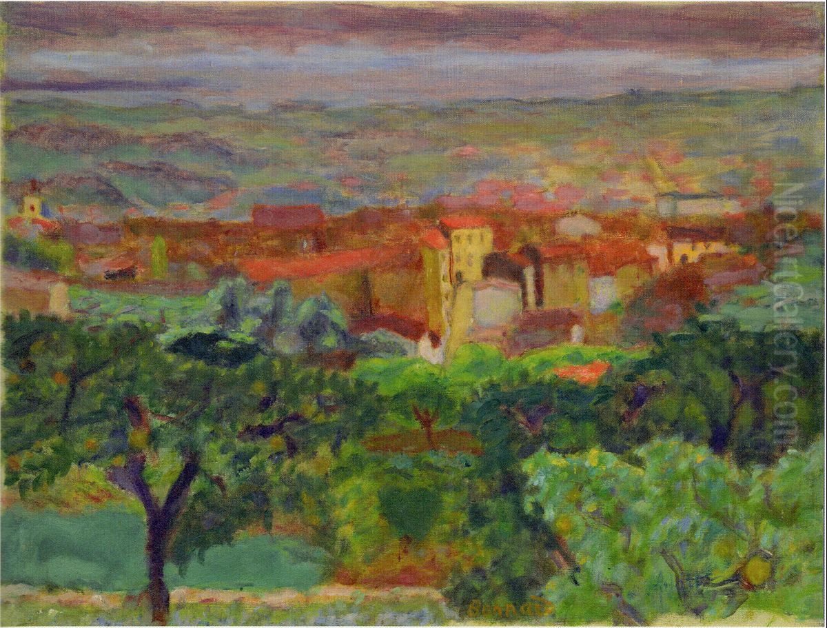View of Le Cannet Oil Painting by Pierre Bonnard