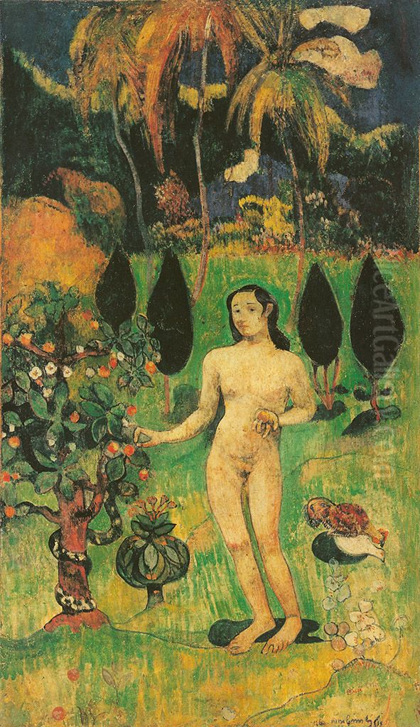 Eve exotique Oil Painting by Paul Gauguin