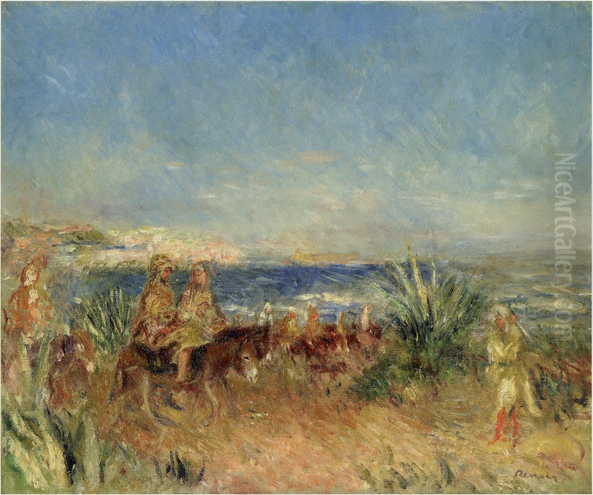 Arabs on Donkeys Oil Painting by Pierre Auguste Renoir