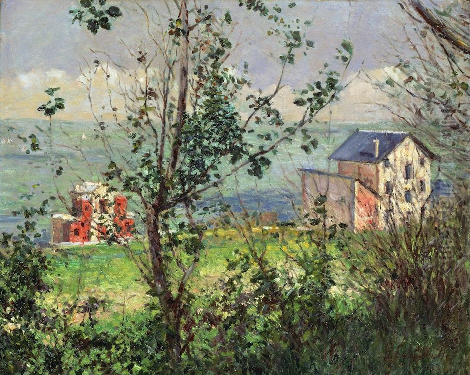 Cottage in Trouville Oil Painting by Gustave Caillebotte
