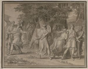 Telemachus, Urged by Mentor, Leaving the Island of Calypso