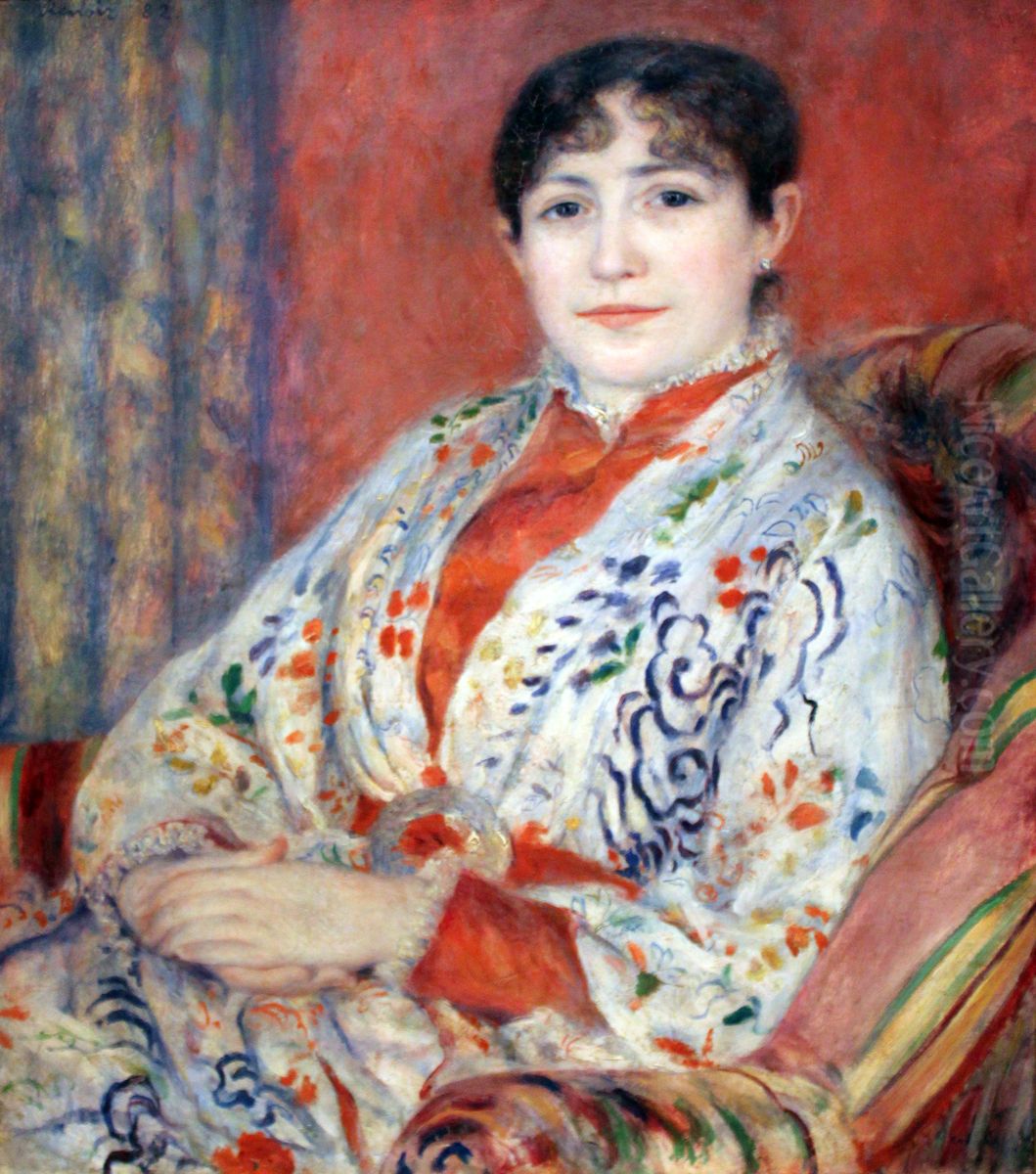 Madame Heriot Oil Painting by Pierre Auguste Renoir