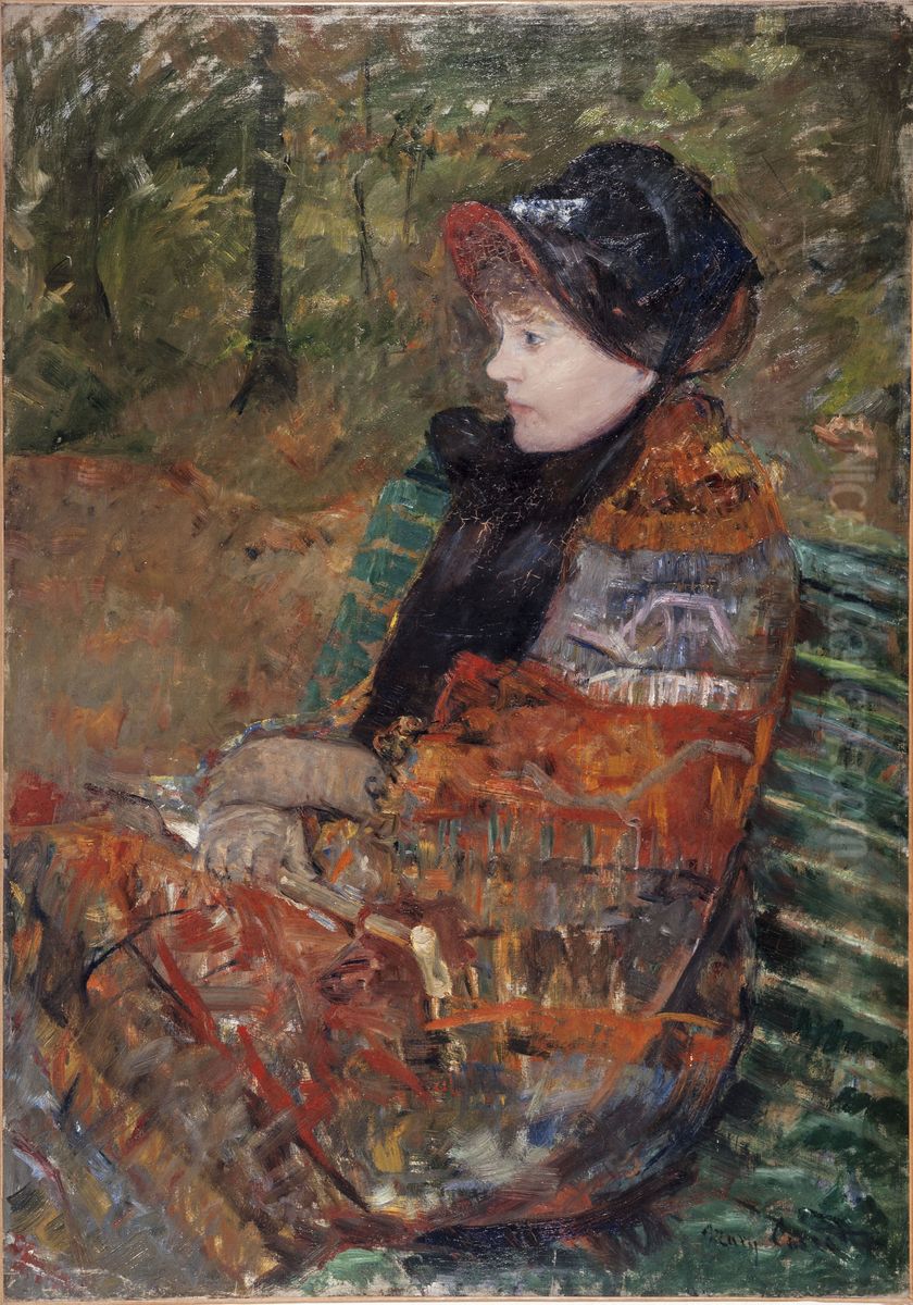 Automne, portrait de Lydia Cassatt Oil Painting by Mary Cassatt