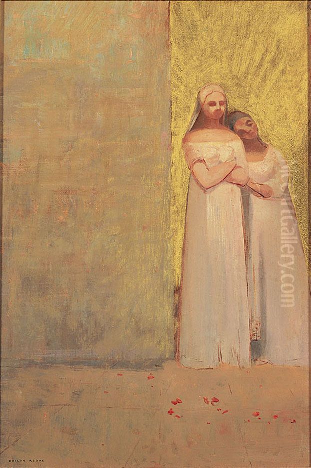 The Two Graces Oil Painting by Odilon Redon