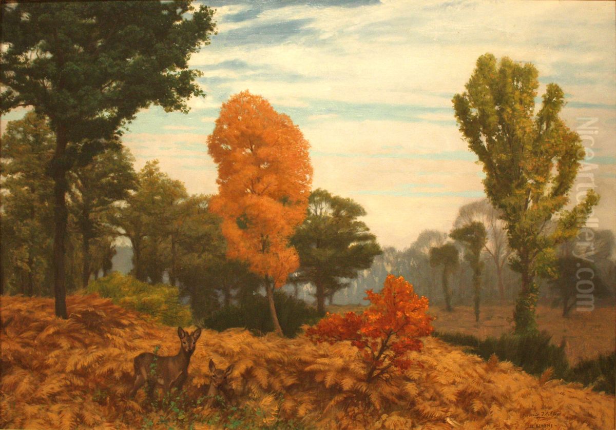 Souvenir of Acheres Oil Painting by Jean-Leon Gerome
