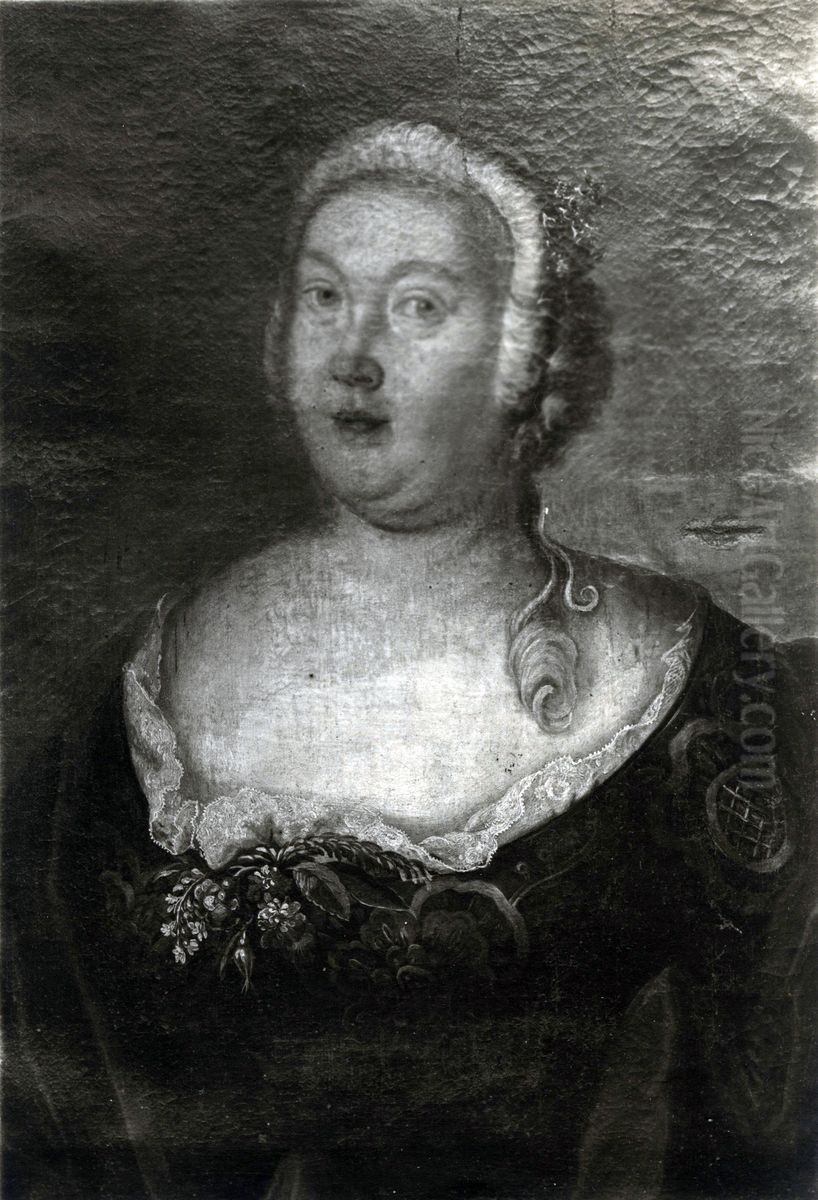 Benedicte Marie Dass Oil Painting by Mathias Blumenthal