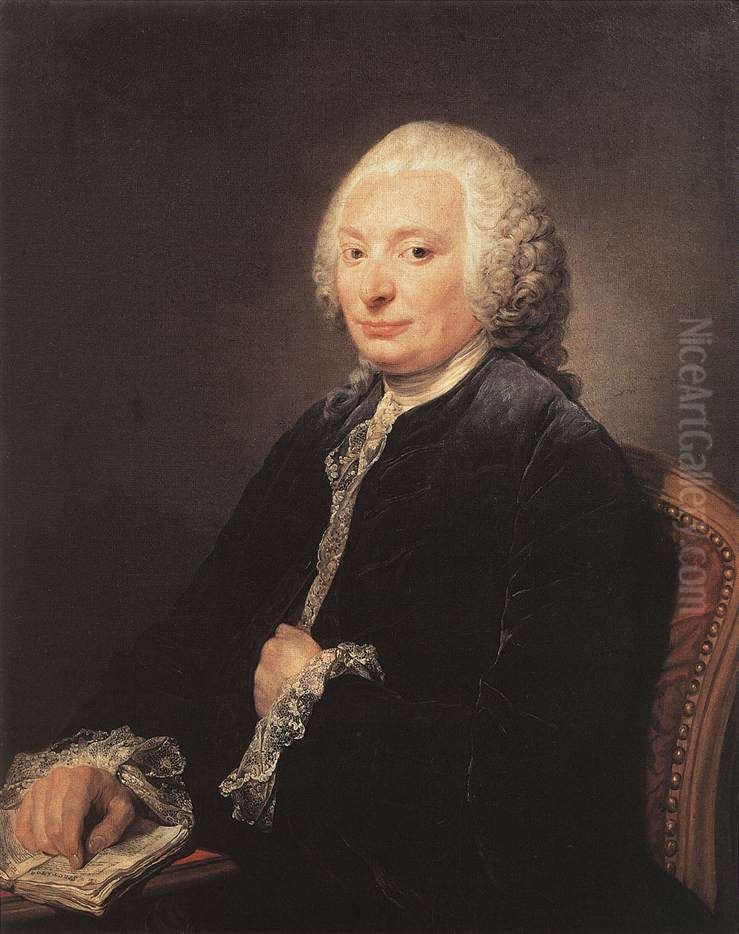 Portrait of Georges Gougenot de Croissy (1721-1796) Oil Painting by Jean-Baptiste Greuze