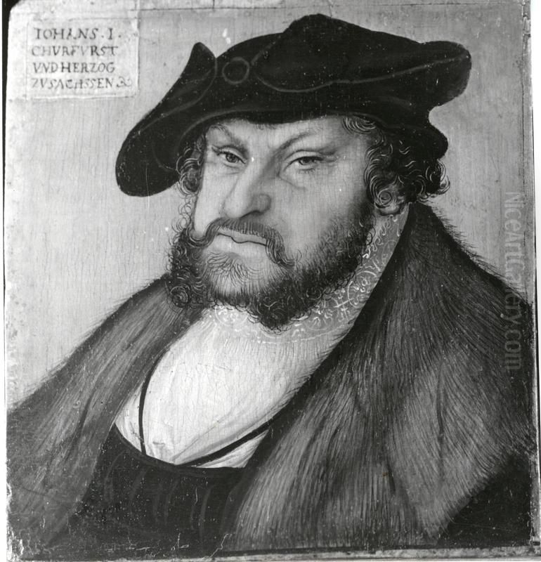 Portrait of Johann the Steadfast Oil Painting by Lucas Cranach the Elder