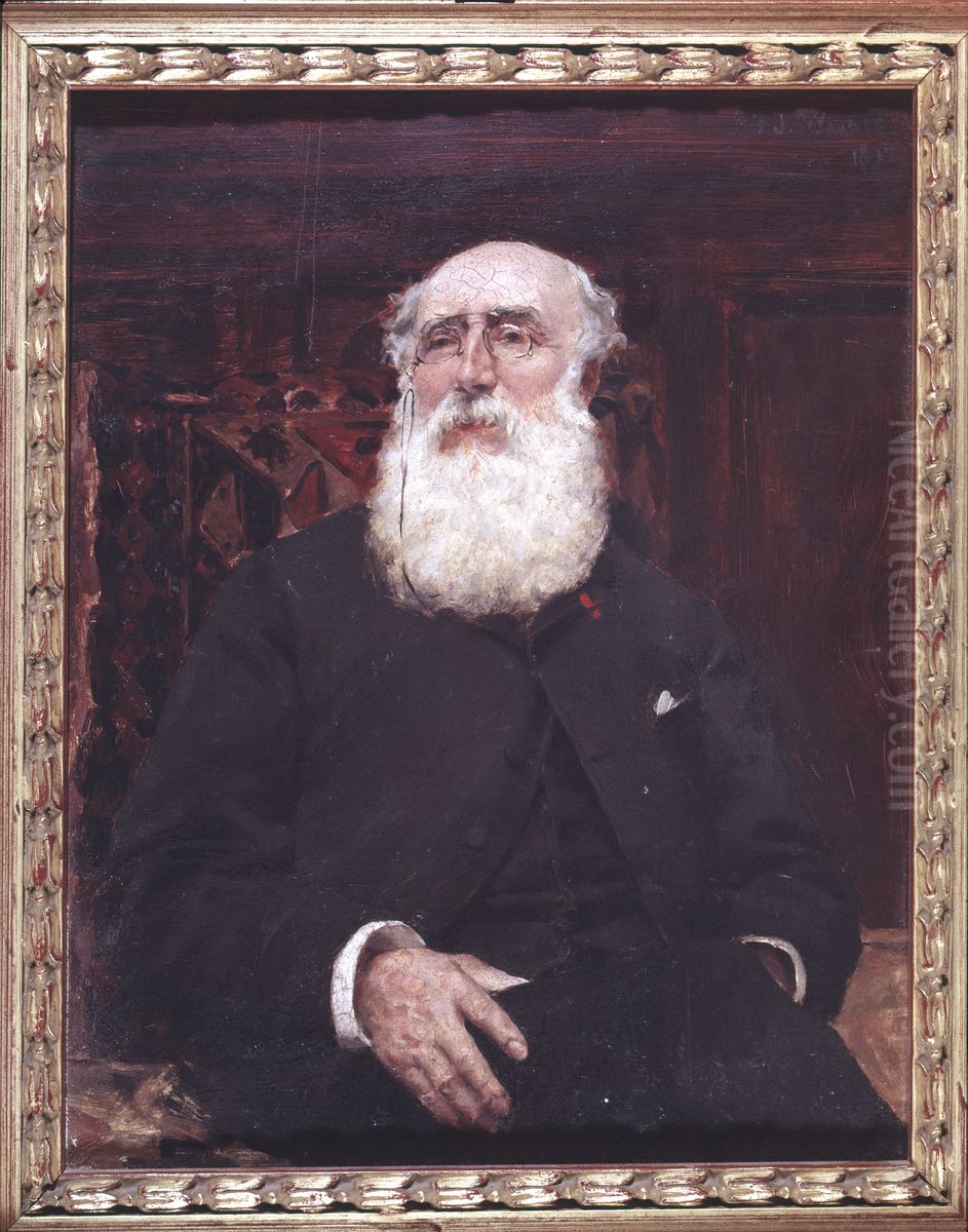 Portrait de Monsieur de Calonne Oil Painting by Gustave Ricard