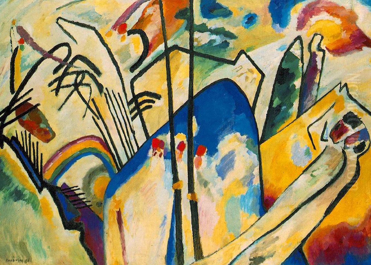 Composition IV Oil Painting by Wassily Kandinsky