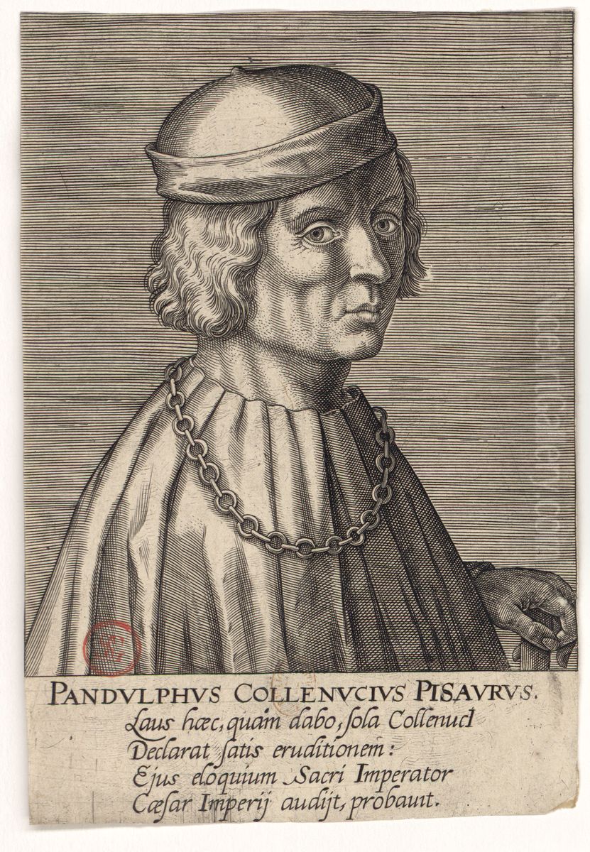 Pandulphus Collenucius Pisaurius Oil Painting by unknown