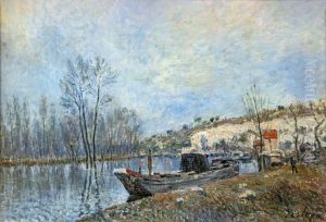 The Banks of the Loing towards MoretFrancais:Les bords du Loing vers MoretItaliano:I bordi del Loing verso Moret