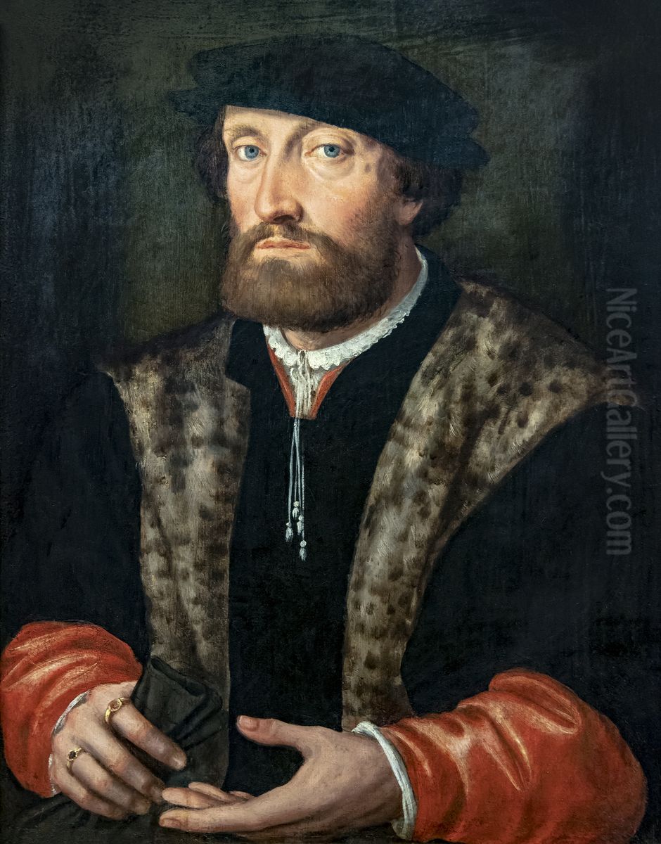 Portrait of Antoine Perrenot de GranvelleFrancais:Portrait d'Antoine Perrenot de GranvelleItaliano:Ritrato di Antoine Perrenot de Granvelle Oil Painting by Frans Floris I
