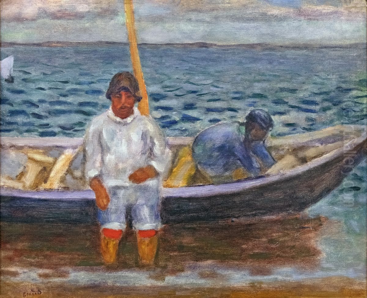 Les pecheurs Oil Painting by Pierre Bonnard
