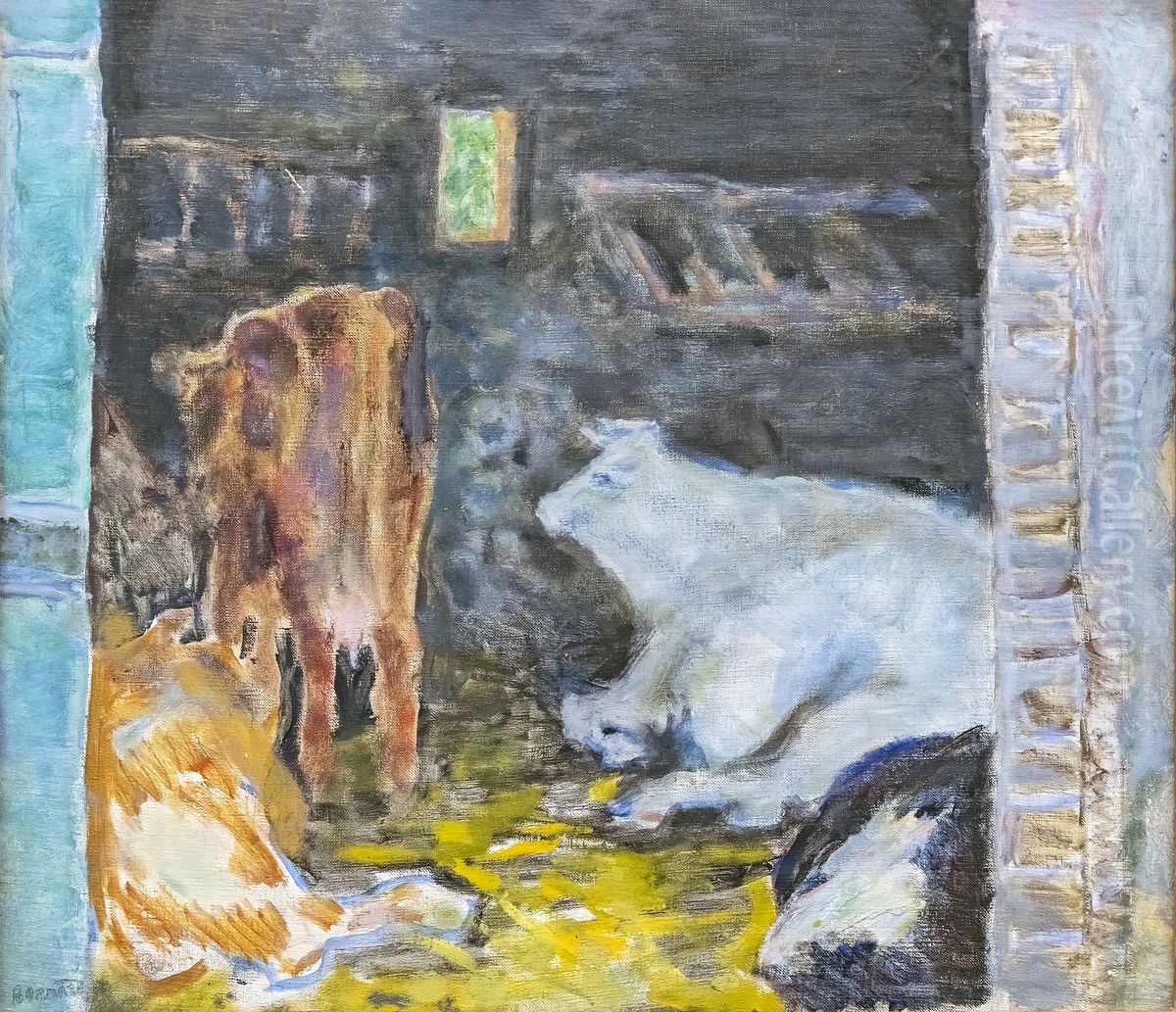 L'etable Oil Painting by Pierre Bonnard