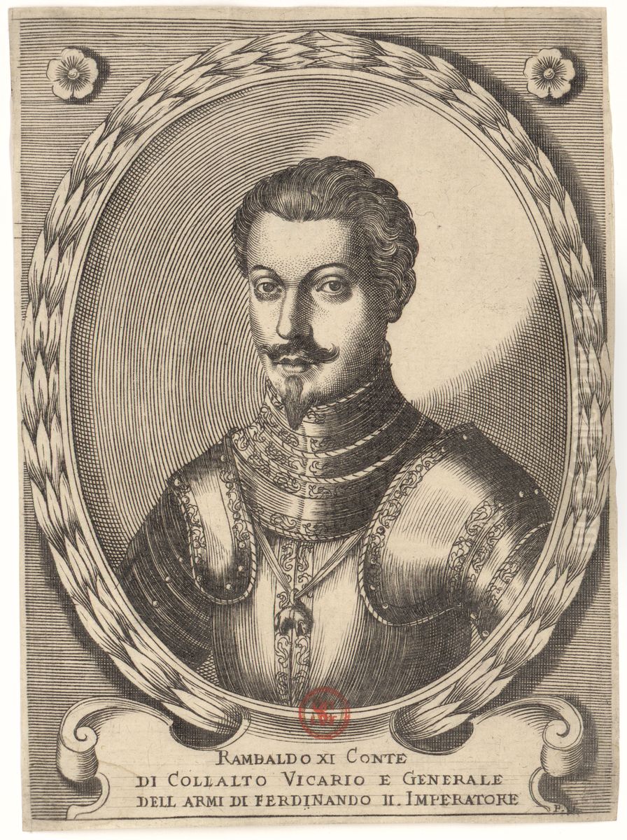 Rambaldo XI conte di Collalto vicario e generale dell armi di Ferdinando II imperatore Oil Painting by unknown