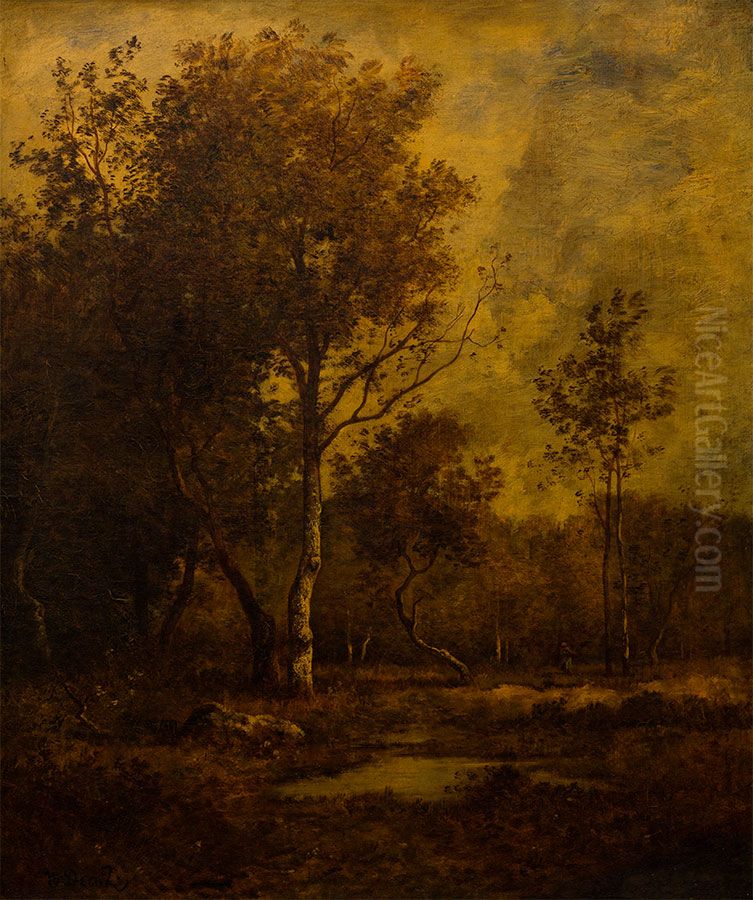 Landscape Oil Painting by Narcisse Virgilio Diaz
