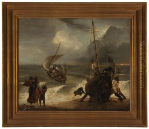 Merelta palaavia kalastaja-aluksia (fi); Fishing Boats Returning from the Sea (en); Fiskebatar som atervander fran havet (sv)