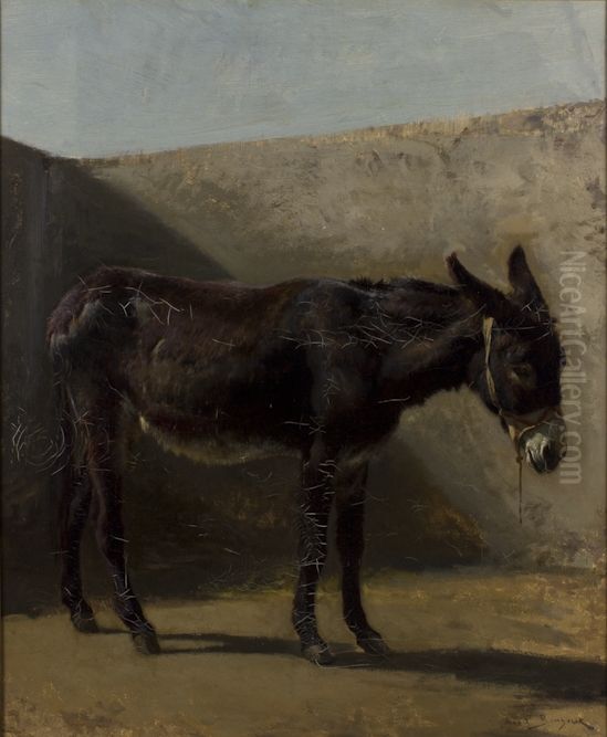 l'ane Oil Painting by Rosa Bonheur