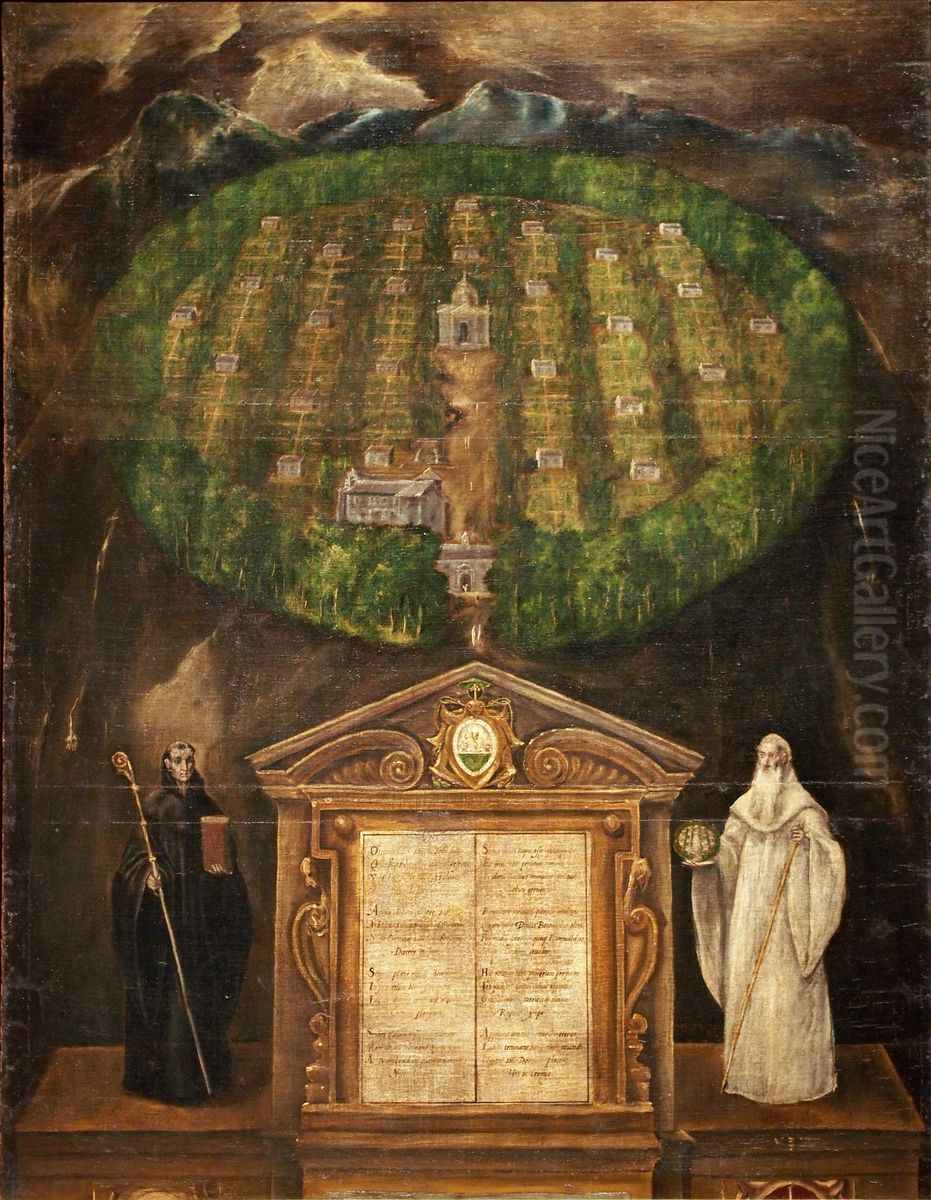 Alegoria de la Orden de los Camaldulenses Oil Painting by El Greco