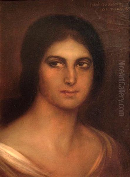 Salud Oil Painting by Julio Romero De Torres