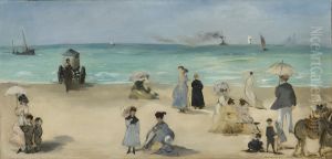 Sur la plage de Boulogne