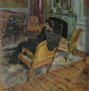 The Gilded Chair, Madame Georges Feydeau and her Son The Gilded Chair, Madame Georges Feydeau and her Son