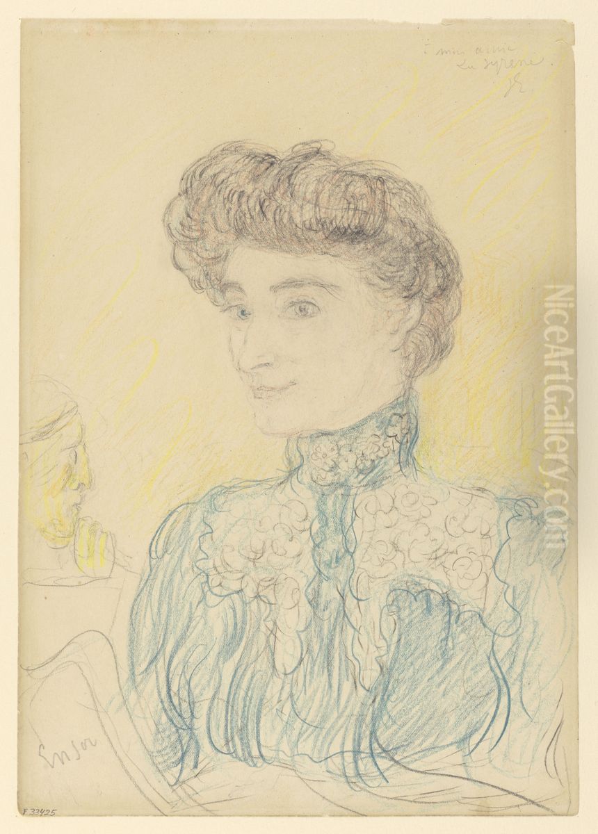 La Syrene Oil Painting by James Ensor