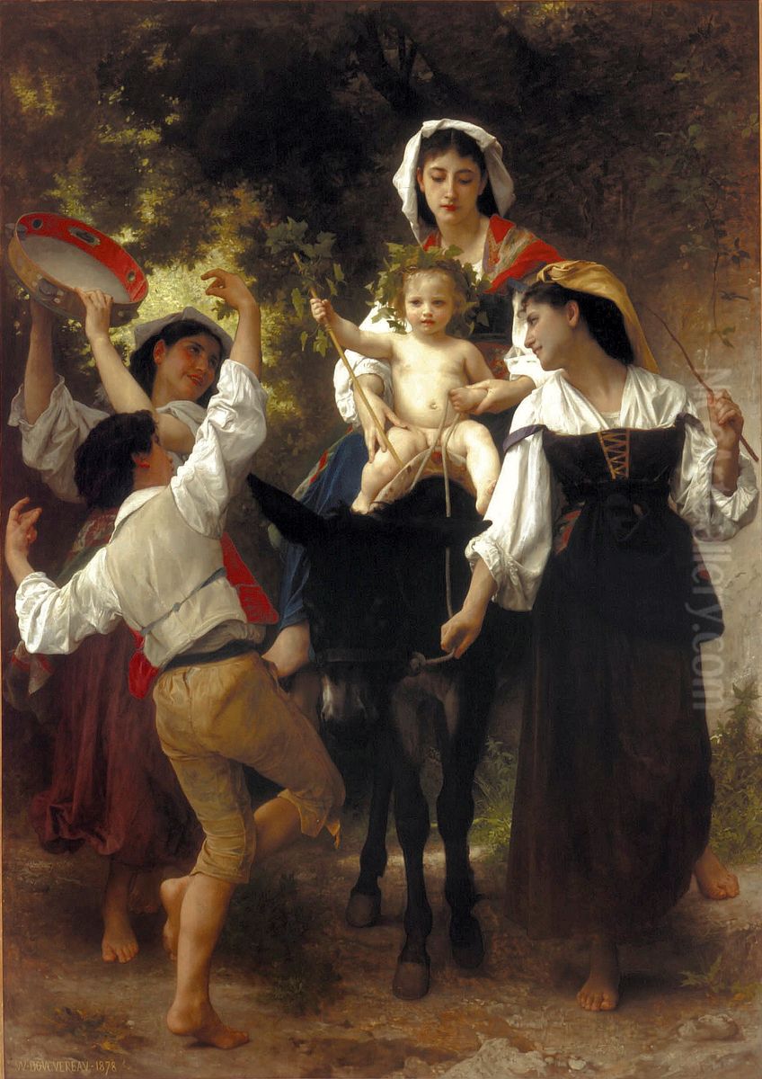 Return from the Harvest Oil Painting by William-Adolphe Bouguereau