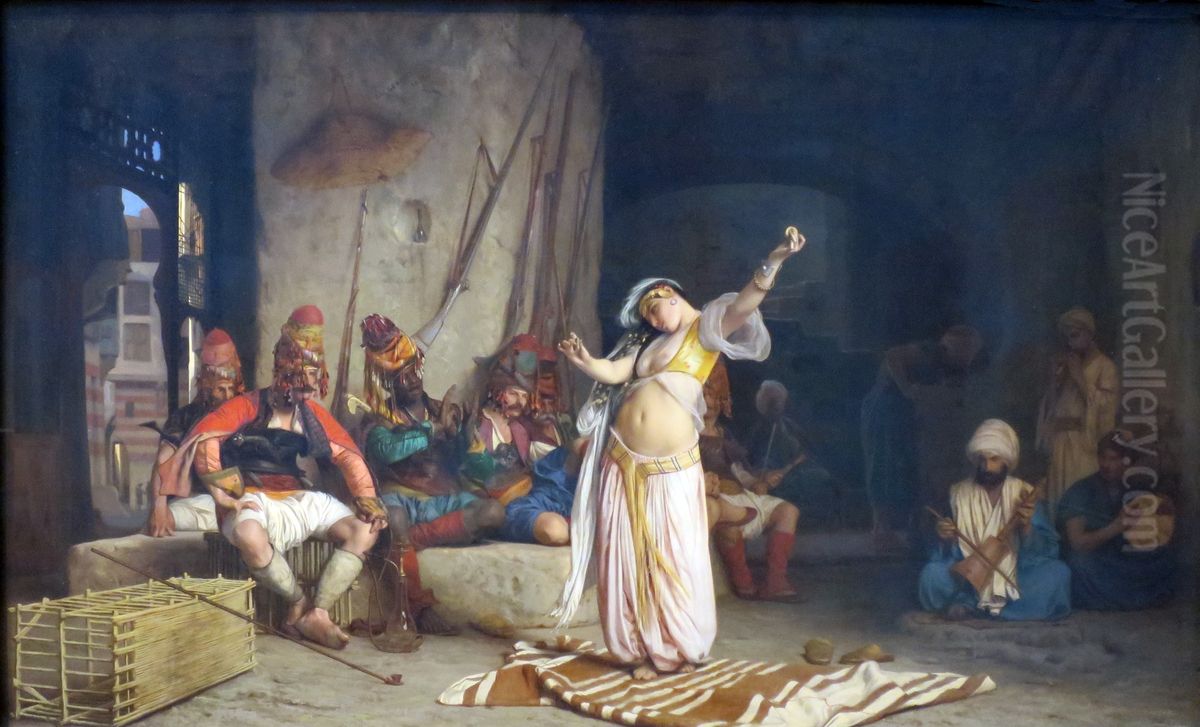 Dance of the Almeh Oil Painting by Jean-Leon Gerome