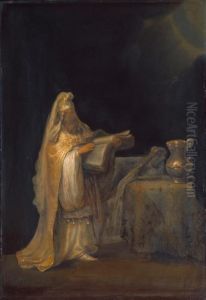 The prophet Zechariah in the temple The prophet Zechariah in the temple
