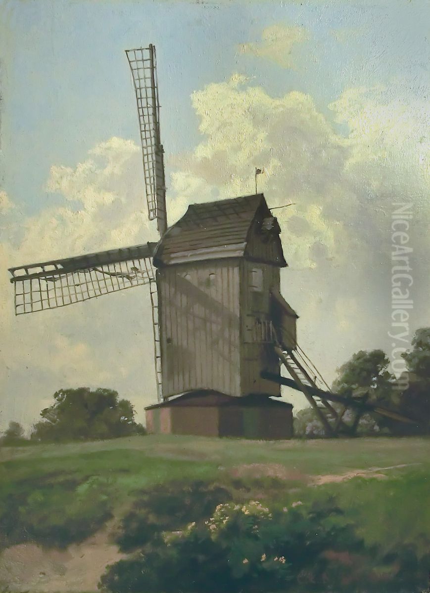 Alte Muhle Oil Painting by Carl Schirm